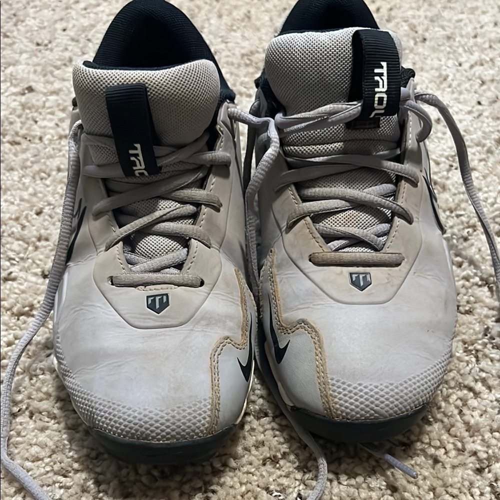 Nike Trout Grey boys baseball cleats